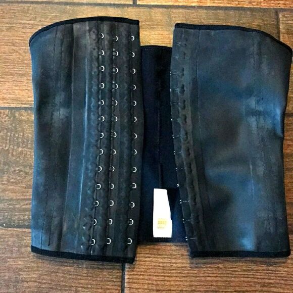 ANN CHERY BLACK TRAINER CORCET SIZE 32 - Picture 2 of 9